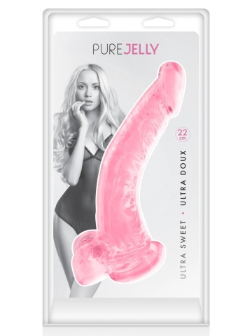 Dildo | Pure Jelly Pink 22 cm