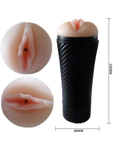 Masturbator sa vibracijom | Pink Pussy - Img 2