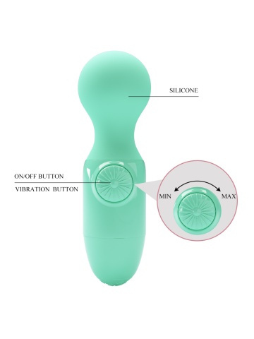 Mini vibrator za klitoris | Mini Wand Green - Img 2
