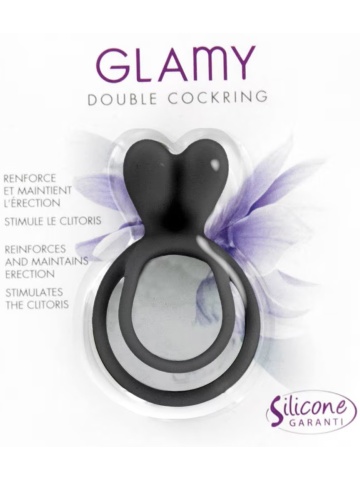 Prsten za penis i testise | Double Ring Black