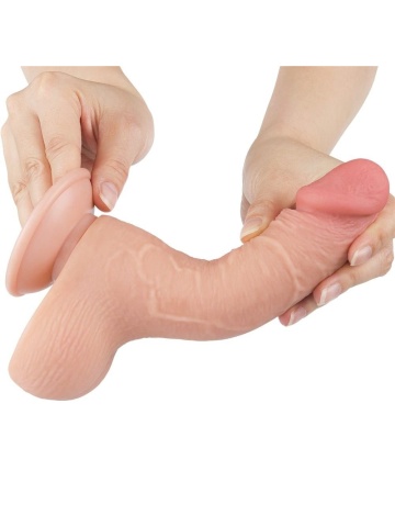 Realistični dildo | Sliding Skin 19 cm - Img 5