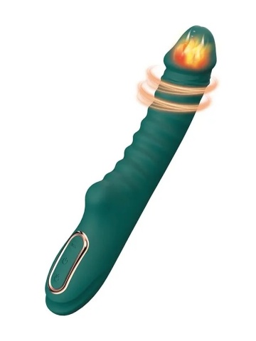 Rebrasti silikonski vibrator | Enyalius Green - Img 2