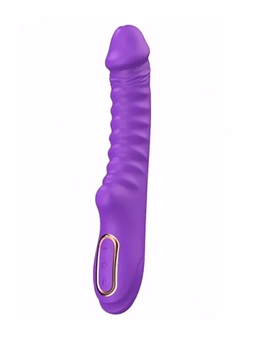 Rebrasti silikonski vibrator | Enyalius Lila - Img 4