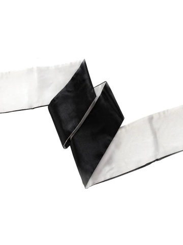 Satenska maska za oči u dve boje | Satin Blindfold - Img 2