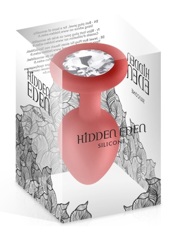 Silikonski analni plug Crveni | HIdden Eden
