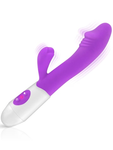 Silikonski multifunkcijski vibrator | Elya Violet - Img 2