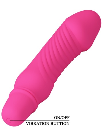 Silikonski pink mini vibrator | Stev - Img 5