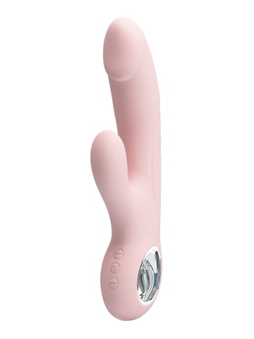 Silikonski USB zeka vibrator | Selene Rabbit Pink - Img 3