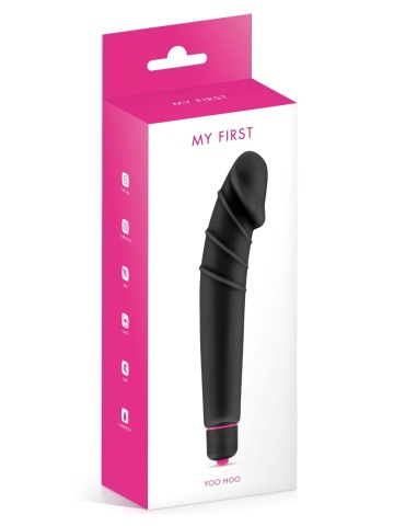 Silikonski vibrator | My First Yoo Hoo Black