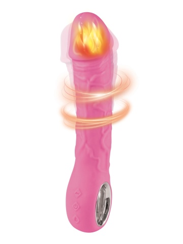 Silikonski Vibrator sa grejanjem | Prometheus Pink - Img 2