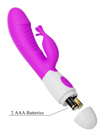 Silikonski Zeka vibrator | Rasmussen Rabbit Pink - Img 5