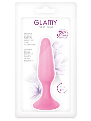 Silionski analni plug | Glamy 11,5 / 2,8 cm