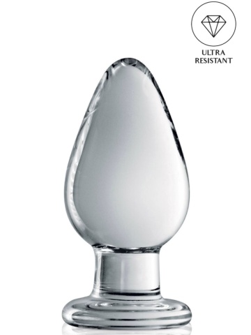 Stakleni analni plug | Glossy 25 Clear - Img 2