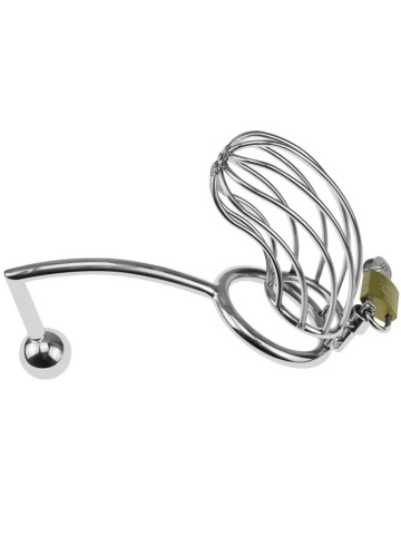 Kavez za penis/masažer prostate | 2u1 BDSM komplet - Img 4