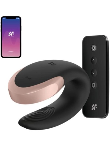 Luksuzni Vibrator za Parove sa Daljinskim i App | SATISFYER Double Love - Img 2