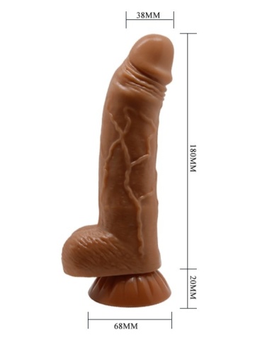 Mekani dildo | Angelo Latino 20 cm - Img 5