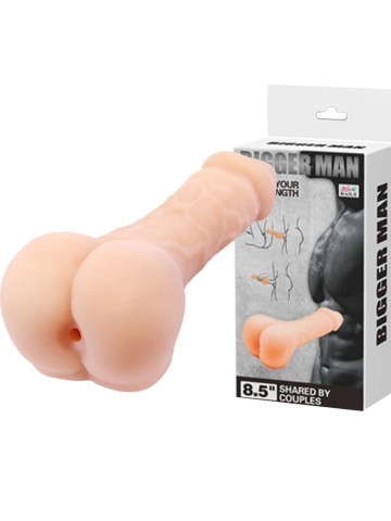 Navlaka za penis i Masturbator 2u1 | Bigger Man