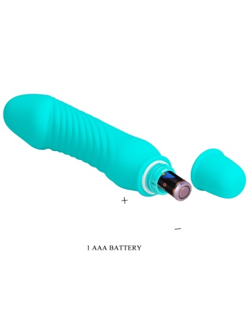 Silikonski plavi mini vibrator | Stev - Img 6