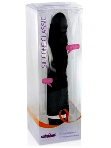 Silikonski vibrator | Classic Black