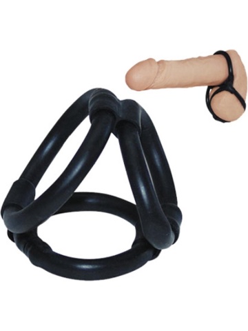 Trostruki prsten za penis i testise | Tri3Ring - Img 2