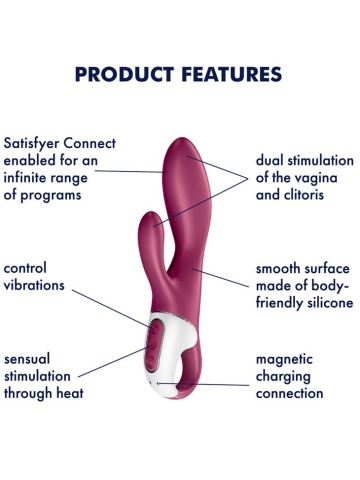 Vibrator sa Grejanjem i Aplikacijom | SATISFYER Heated Affair - Img 6