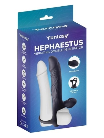 Vibriro dildo za duplu penetraciju | Hephaestus Vibrating Double Penetrator