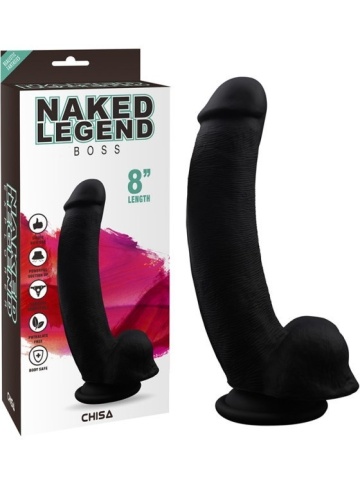 Crni realistični dildo | Boss Dildo 20 cm