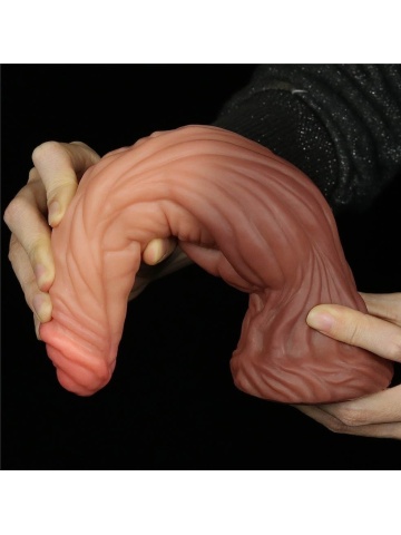Egzotični realistični animalni dildo | Silicone Nature Cock 24,5 cm - Img 5