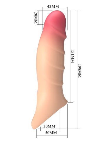 Mekana realistična navlaka za penis | Damell - Img 8