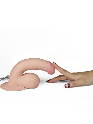 Mekani realistični vibro dildo | Ultra soft 19 cm - Img 3