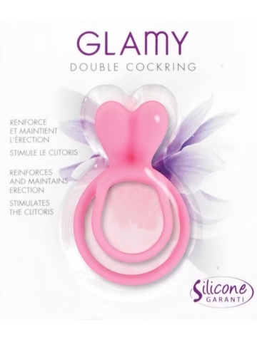 Prsten za penis i testise | Double Ring Pink