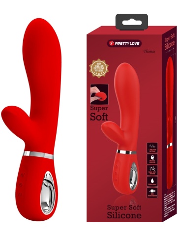 Punjivi silikonski vibrator | Thomas Red