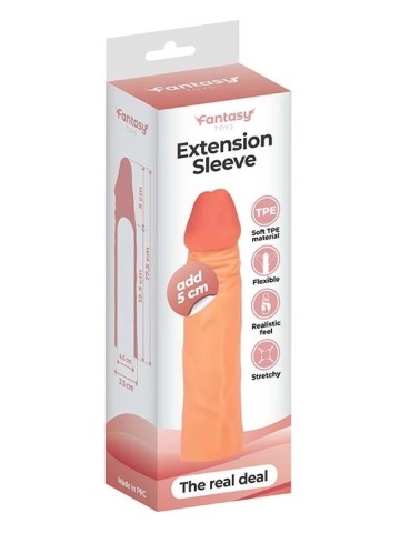 Realistična navlaka za penis | Extension Sleeve 17.5 cm