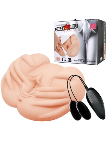Realistična vibro vagina | Crazy Bull Open Hand
