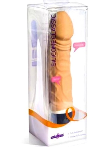 Silikonski vibrator | Classic Plus Flesh