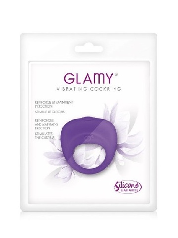 Vibro prsten | Glamy Cockring Lila