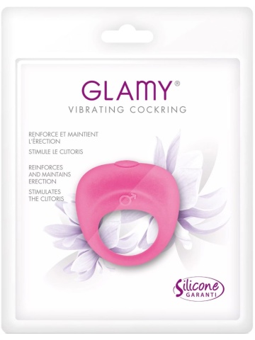 Vibro prsten | Glamy Cockring Pink