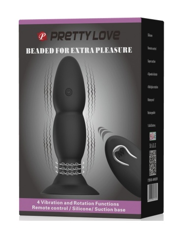 Analni vibrator od silikona na daljinski | Beaded Pleasure - Img 9