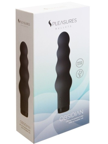 Analni vibrator od silikona | Pleasures Obsidian