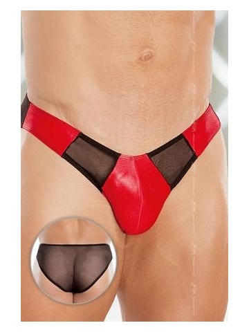 Crveno-crne slip gaće | Thong 4466 Red