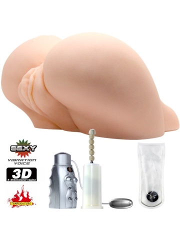 Dlakava vagina sa vibracijom i glasom | Princess - Img 3