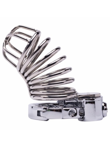 Kavez za penis | Stainless steel cock cage Locking Mechanism - Img 7