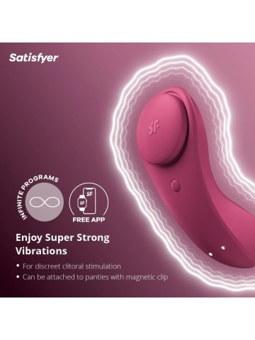 Klito masažer sa aplikacijom | SATISFYER Sexy Secret - Img 5