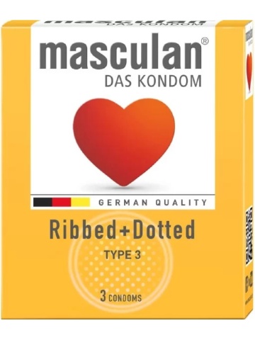 Masculan rebrasti i tačkasti | Ribbed+Dotted