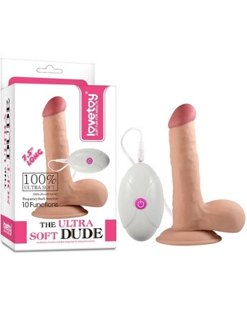 Mekani realistični vibro dildo | Ultra soft 19 cm