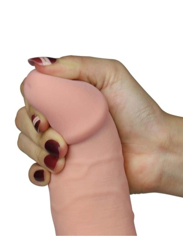 Mekani realistični vibro dildo | Ultra soft 22 cm - Img 3
