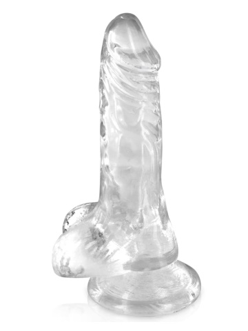 Mini prozirni dildo | Pure Jelly Clear 13 cm - Img 3