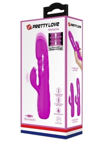 Pokretljivi silikonski vibratoe | Melanie