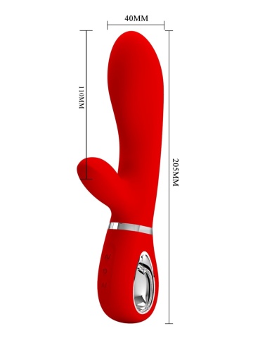 Punjivi silikonski vibrator | Thomas Red - Img 8