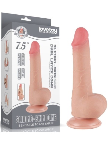 Realistični dildo | Sliding Skin 19 cm